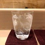 うを徳 - 芋焼酎「うを徳」（ロック）