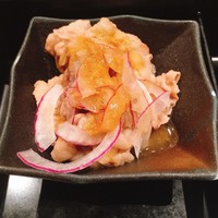 赤坂 金舌 - 遅得定食 @1,000円
                おかずの1つ、冷しゃぶ。