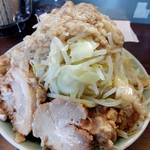 かじろうramen7 - ラーメン小野菜、あぶらマシマシ、にんにくマシ。