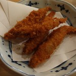 磯丸水産 - ししゃもフライ。さすがに海鮮系居酒屋らしい仕事しています。