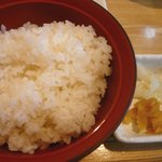 美空 - ご飯、お漬け物