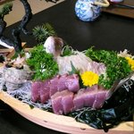 リゾートヒルズ豊浜 蒼空の風 - お刺身舟盛り