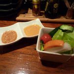 お通し第2弾！！野菜スティック