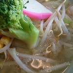 Shokujidokoro Iroribi - 野菜塩ラーメンのトッピング