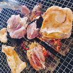 ろばたやき山ろく - 焼きますよ～