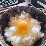 ろばたやき山ろく - 玉子かけご飯