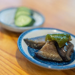 宝来家 - 茄子（なす）と青椒（ぴいまん）の煮物（にもの）