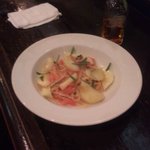 旬采 - 完熟白桃の冷製パスタ・・・夏限定で美味しいです