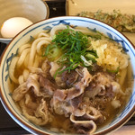 瀬戸うどん - 肉玉うどん 並 590円。