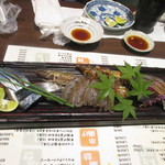 喜助 - 車エビ、鳴門の釣り鯖