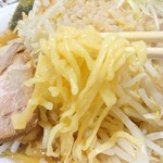 佐野SA・下り フードコート - とちぎもやしガッツリ！佐野ら～めんの麺アップ