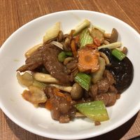 中国薬膳料理 星福 - 高麗人参入り牛肉のオイスター炒め