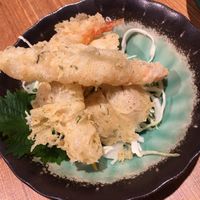 中国薬膳料理 星福 - エリンギと海老の海苔巻き揚げ