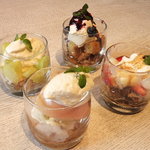 Table Modern Service JIYUGAOKA - 夏季限定・国産フルーツを使ったミニパフェ