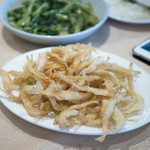 金山海鮮酒家 - 旦那が一番好きらしい　魚のフリットみたいなの白飯魚　88HKD　