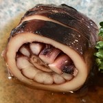 和食はなむら - いか煮付刺身付定食(\980)　いか煮付