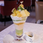 資生堂パーラー - 静岡県袋井地区産 クラウンメロンのパフェ