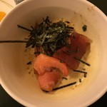 しなのまち山水 - 鶏もつ煮定食