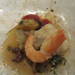 リストランテ サクラ - ヒラメ、貝、海老、アーティチョーク