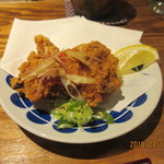 橋の湯食堂 - 四万十鶏ももの唐揚げ