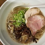 極だし拉麺 和 - 限定「にぼ背脂正油そば」(2018年6月2日)