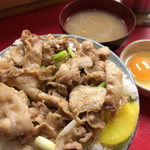 Meibutsu Sutadon Sapporo Ramen - スタ丼サッポロラーメン国立本店(スタミナ丼)