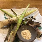 居酒屋山さん - 笹竹炭焼き(甘みとしっかりした歯応え)