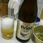 石垣黒鶏ぽーじょ - オリオンビールの瓶！