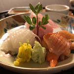 御料理 寺沢 - 槍烏賊､黒メバル､赤貝