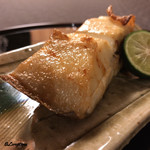 御料理 寺沢 - 子持ち水鰈の塩焼