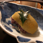 御料理 寺沢 - 柚皮の飯蒸し