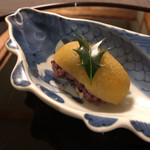 御料理 寺沢 - 柚皮の飯蒸し
