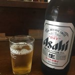 銚子屋 - 瓶ビール アサヒ