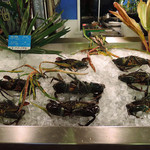 Fisherman's Cove - 氷の上にあるシーフードを選択して調理法を注文　マッドクラブ