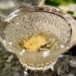 四季の鮨 蔵人 - ［2018/05］酒肴⑧ 秋田産じゅんさいと唐津の赤うに