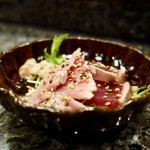 四季の鮨 蔵人 - ［2018/05］酒肴⑨ 和歌山産かつおの塩たたき 塩辛