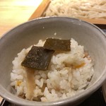 そば道 西のはなれ - 混ぜご飯