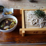 蝶家手打そば  - 鴨ざる蕎麦