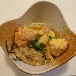 えらぶ - タイ子ヒラメ子肝煮付け750円