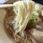 そば処蕃山 - 麺アップ