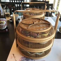 山茶花 - かごに入った膳