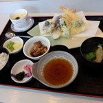はましん - 天ぷら定食（1540円）2018年6月