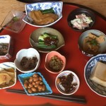 Choufuuan - 定食のつけあわせ、山菜好きにはたまらない