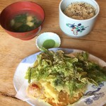 Choufuuan - 山菜おこわと山菜天麩羅