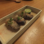 秀よし - 岩カキのソテー特別に作っていただきました。