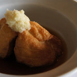 六花山荘 - 揚げ豆腐。