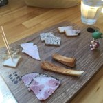 手作りハムとパンの店 こぶたのしっぽ - 試食でいただいたハムたち