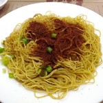 Wong Chi Kei Congee & Noodle - 「エビめん」　　　　　　　　　　　（招牌蝦子撈麺）　　　　　　　　　　　帰国後妙に思い出す味