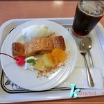 レストランサラダ館 - 2018・6・3　ケーキセット　　アップルパイ