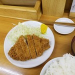 とんかつ 山さき - ロースかつ定食　700円税込